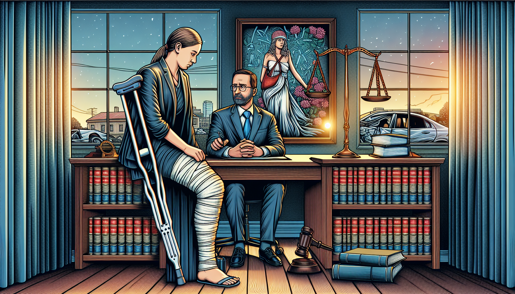 Pelvic Fracture from a Car Accident