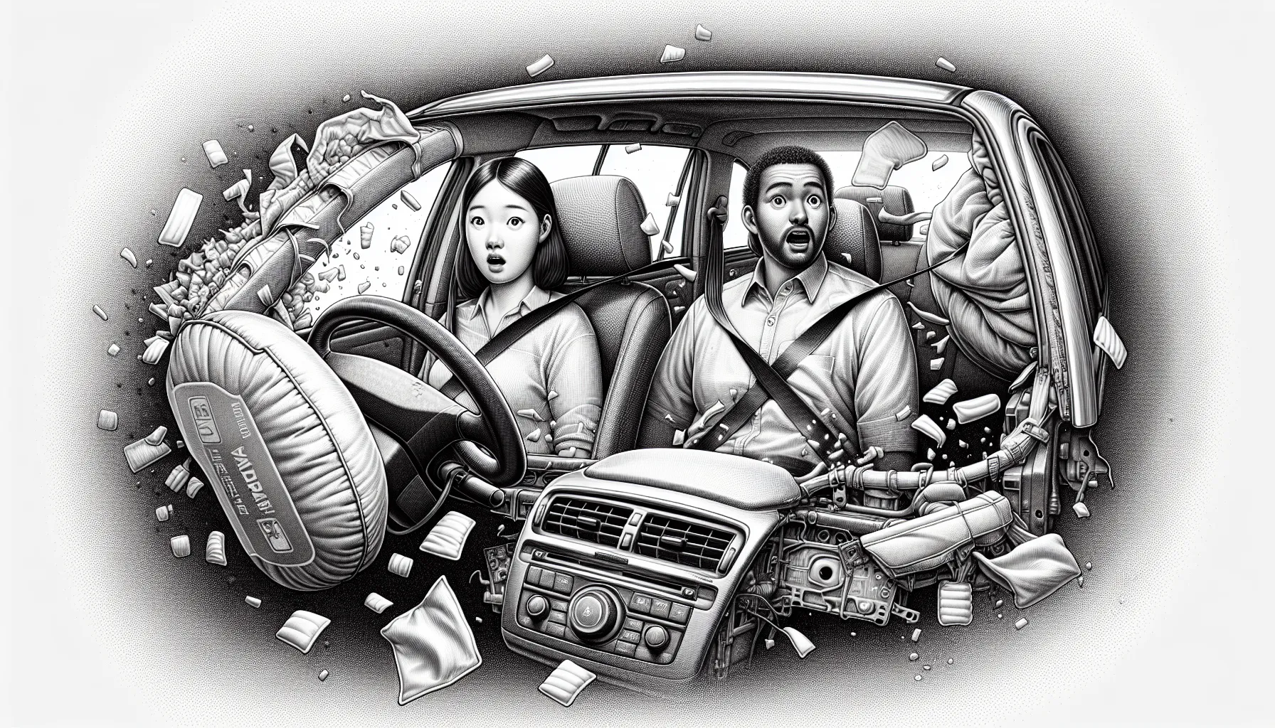 Airbag Injuries from a Car Accident